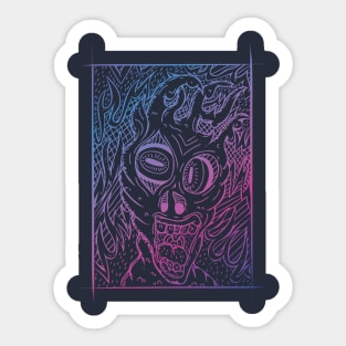 Soul Burning in Hell Sticker